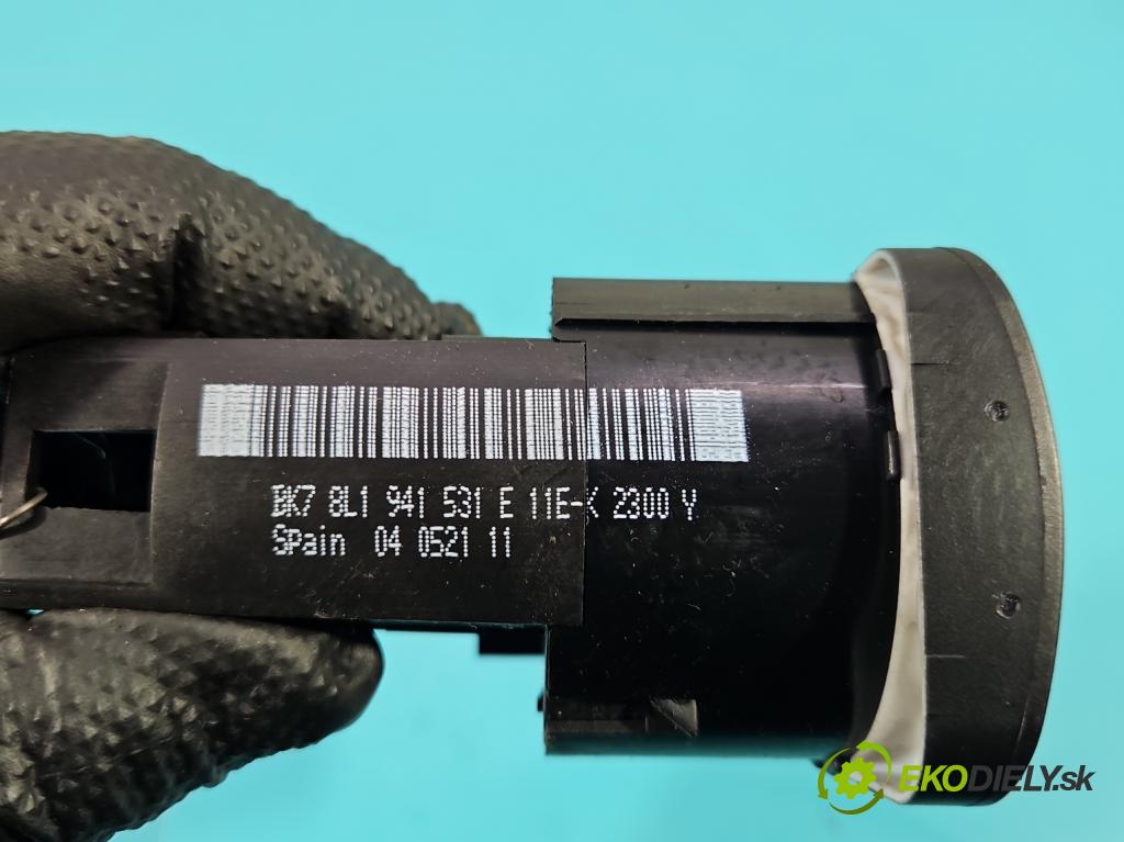 Audi A3 8L 1996-2003 1.9 tdi 90 HP manual 66 kW 1896 cm3 3- prepínač světla: na doska: 8L1941531E