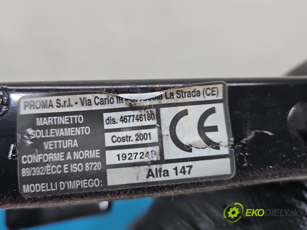 Alfa romeo 147 1.9 jtd 150 hp manual 110 kW 1910 cm3 3- mechanismus stahování automobilový 467746180