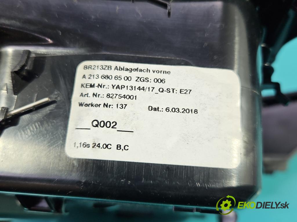 Mercedes E W213 2016-2023 2.0 cdi 654920 194KM automatic 143 kW 1950 cm3 5- kastlík A2136806500