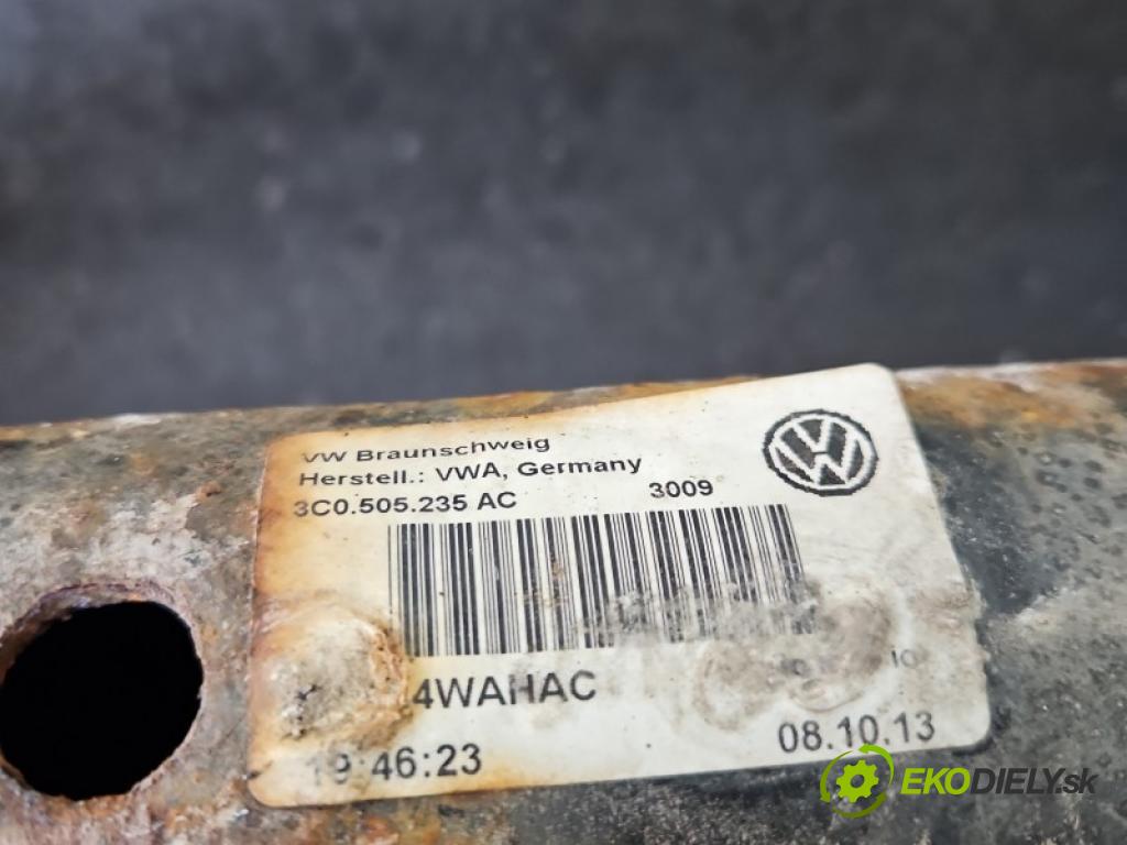 Vw Passat B7 2010-2014 1.6 tdi 105 hp manual 77 kW 1598 cm3 5- zadní výztuha 3C0505235AC (Zadní výztuha)