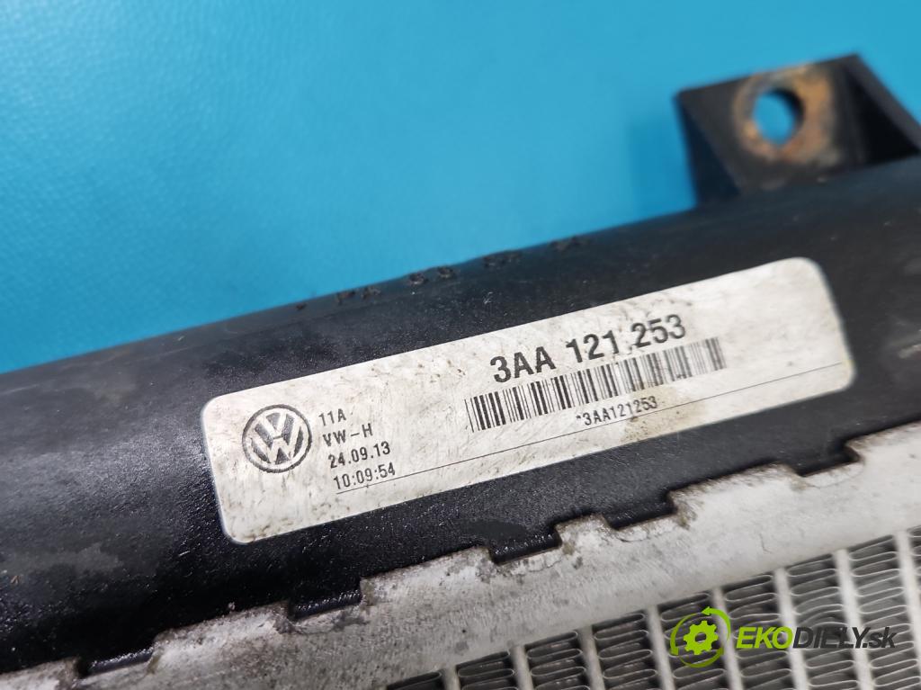 Vw Passat B7 2010-2014 1.6 tdi 105 hp manual 77 kW 1598 cm3 5- Chladič vody 3AA121253 (Vodní chladič)