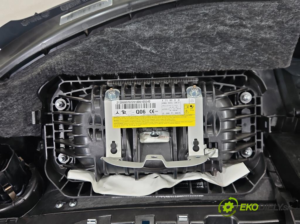 Mercedes E W213 2016-2023 2.0 cdi 654920 194KM: automatic 143 kW 1950 cm3 5- kokpit,pristrojová doska rozdeľovacia