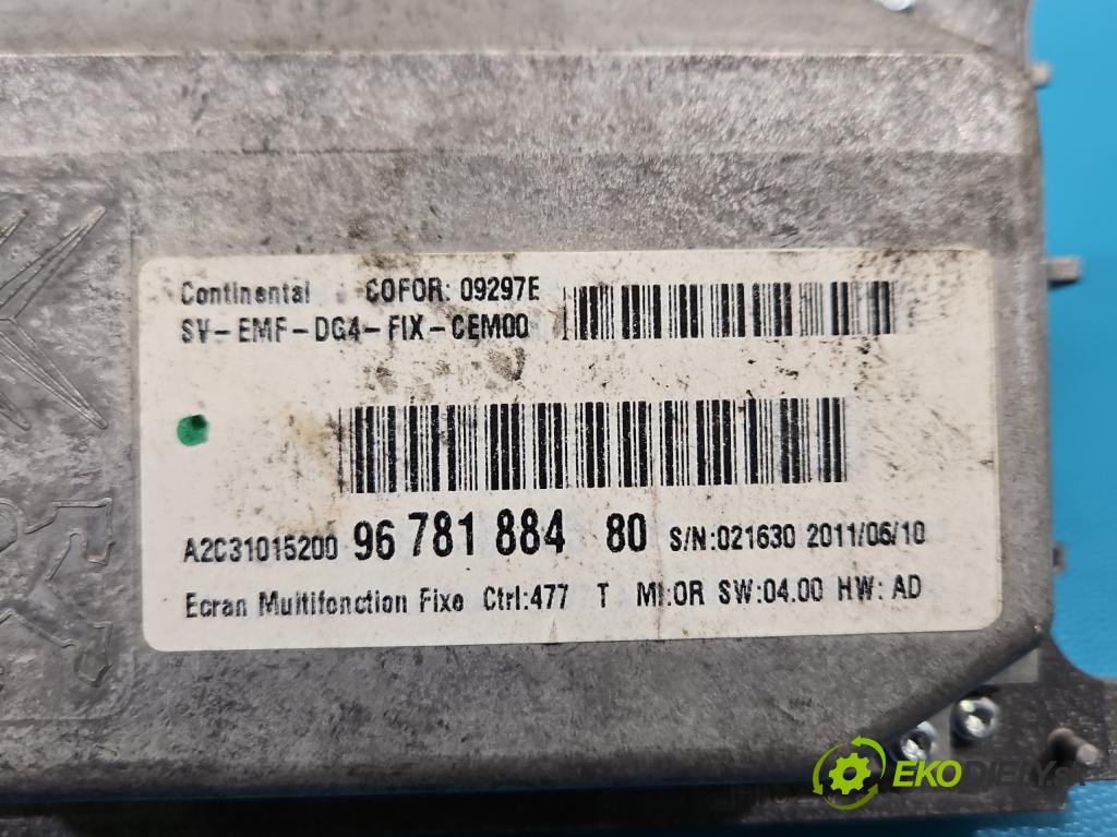 Peugeot 508 I 2010-2018 2.0 hdi 163 HP manual 120 kW 1997 cm3 5- Zobrazit: 9678188480 (Prístrojová doska)