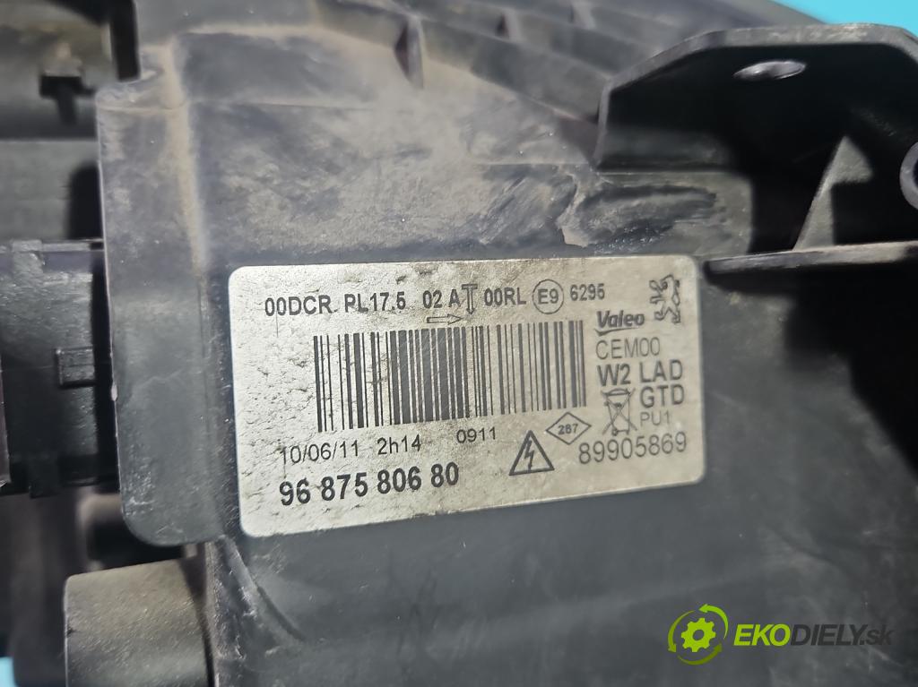 Peugeot 508 I 2010-2018 2.0 hdi 163 HP manual 120 kW 1997 cm3 5- Reflektor: ľavý 9687580680 (Kľučka dverí ostatné)