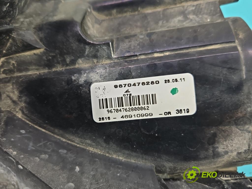 Peugeot 508 I 2010-2018 2.0 hdi 163 hp manual 120 kW 1997 cm3 5- Halogen levý 9670476280 (Klika dveří ostatní)