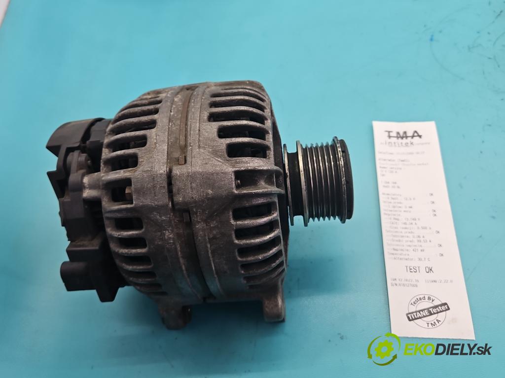 Audi A3 8L 1996-2003 1.9 tdi 90 hp manual 66 kW 1896 cm3 3- Alternator 028903028E (Alternátor)