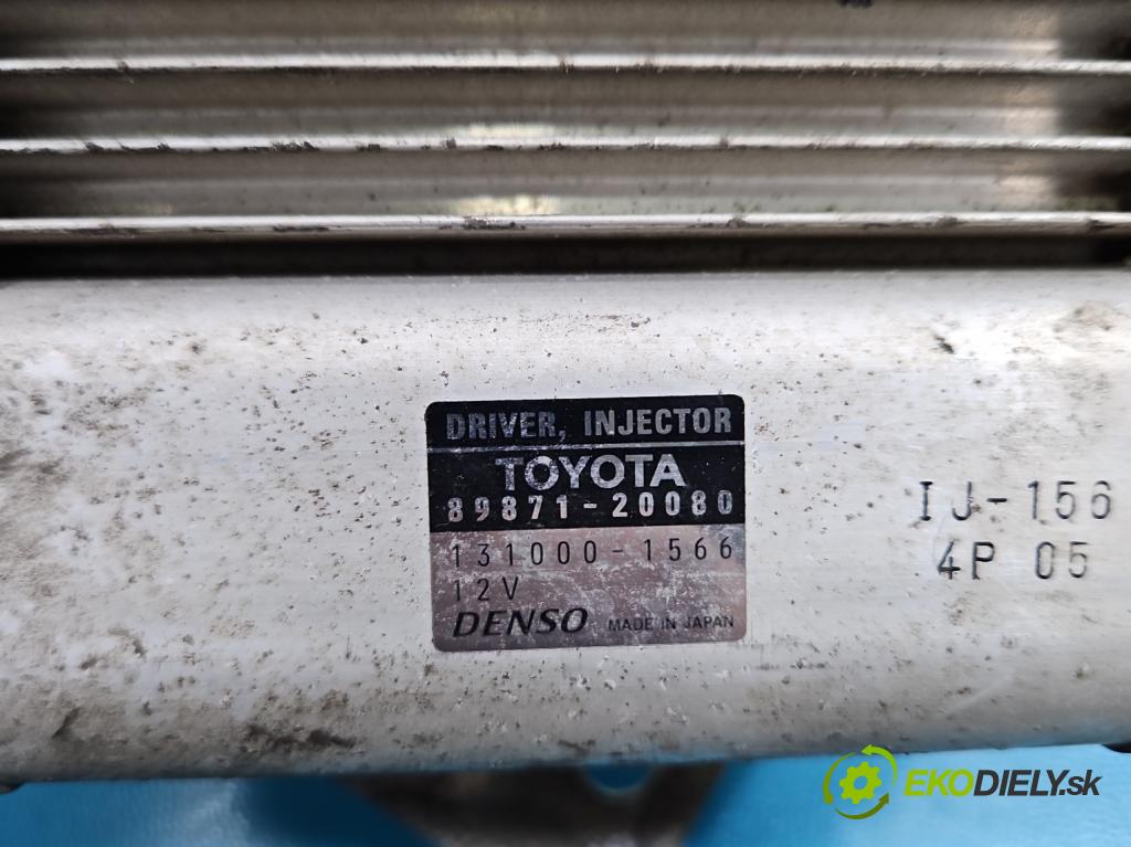 Toyota Verso 2009-2018 2.2 d4d 2AD 150 HP automatic 110 kW 2231 cm3 5- riadiaca jednotka ostatné 89871-20080