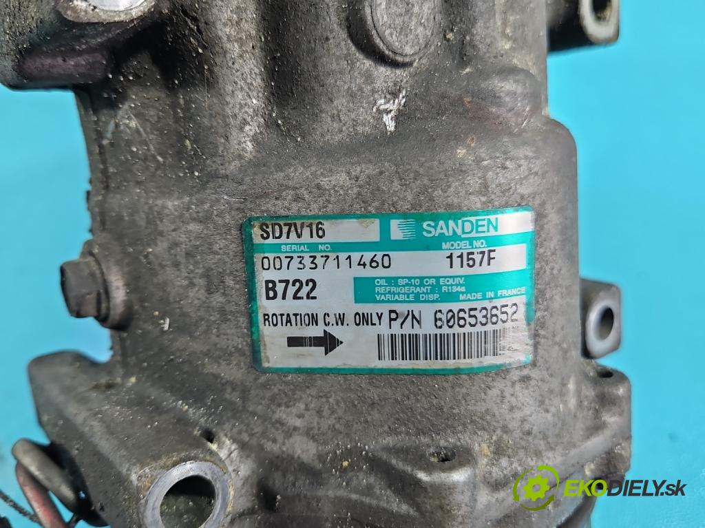 Alfa romeo 147 1.9 jtd 150 HP manual 110 kW 1910 cm3 3- Kompresor: klimatizácie 60653652 (Kompresor klimatizácie)