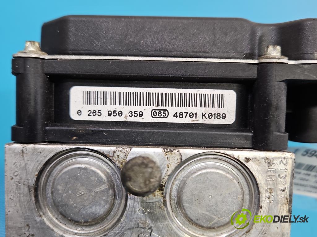 Audi A6 C6 2004-2011 3.0 tdi 224hp automatic 165 kW 2967 cm3 4- čerpadlo abs 0265234111 (Pumpa ABS)