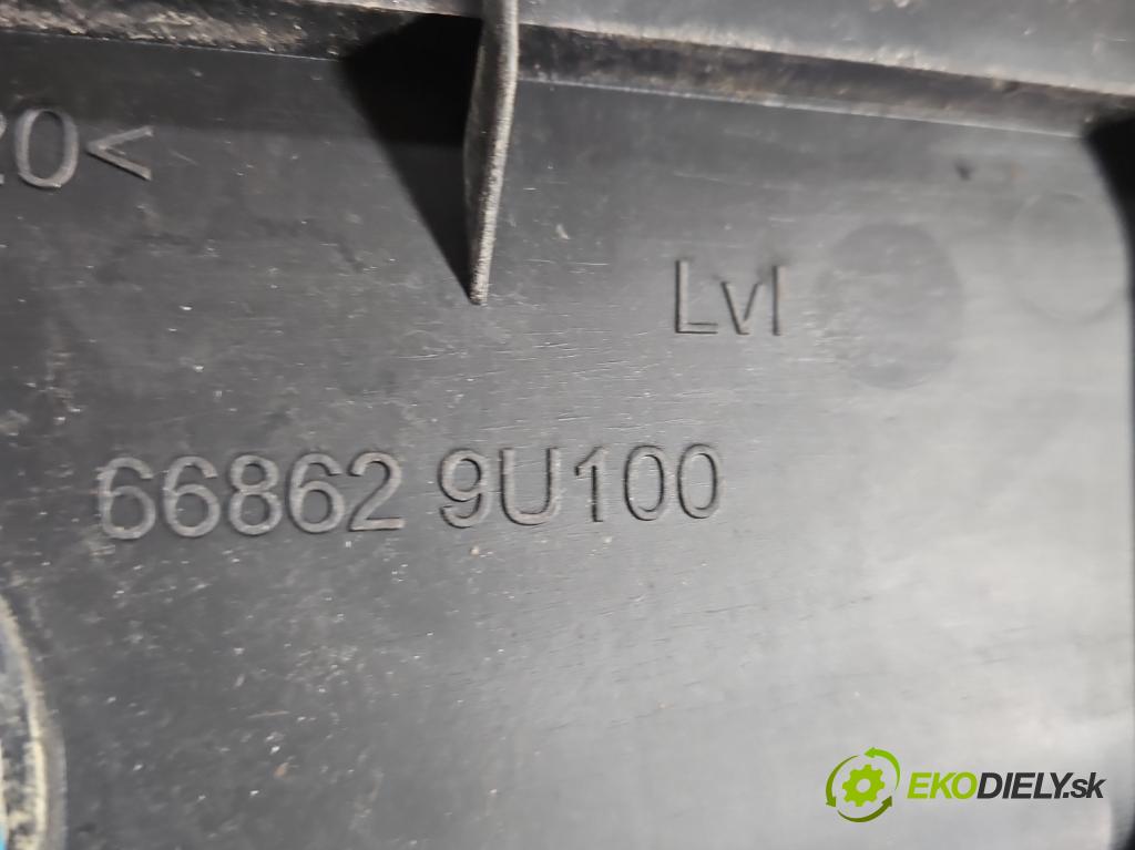 Nissan Note I 2006-2012 1.5 dci 86 hp manual 63 kW 1461 cm3 5- torpédo 668629U100 (Plast pod čelním sklem)