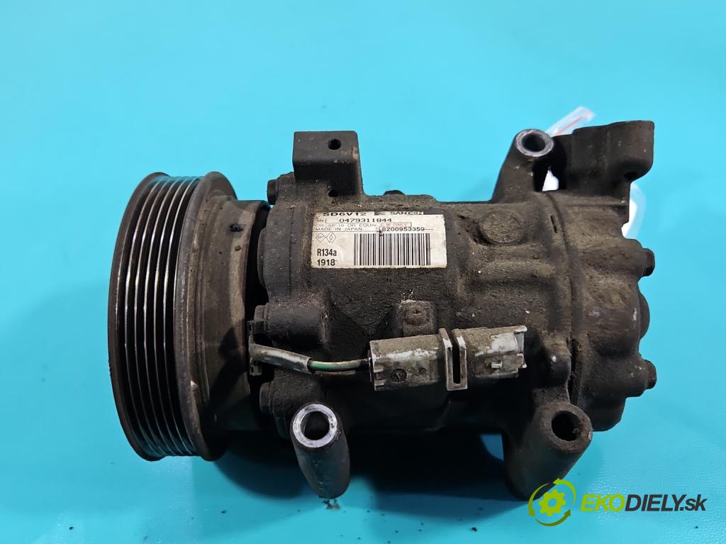 Nissan Note I 2006-2012 1.5 dci 86 HP manual 63 kW 1461 cm3 5- Kompresor: klimatizácie 8200953359 (Kompresor klimatizácie)