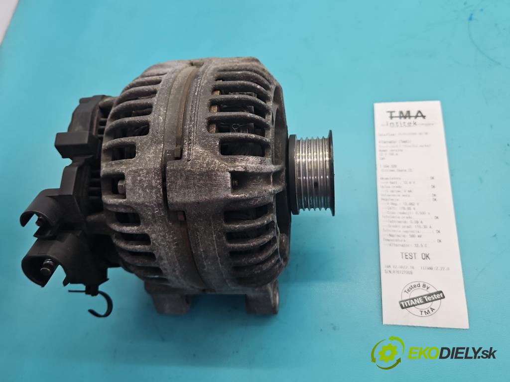 Citroen Xsara II 2000-2004 2.0 hdi 90 HP manual 66 kW 1997 cm3 5- Alternator 9621791480 (Alternátor)