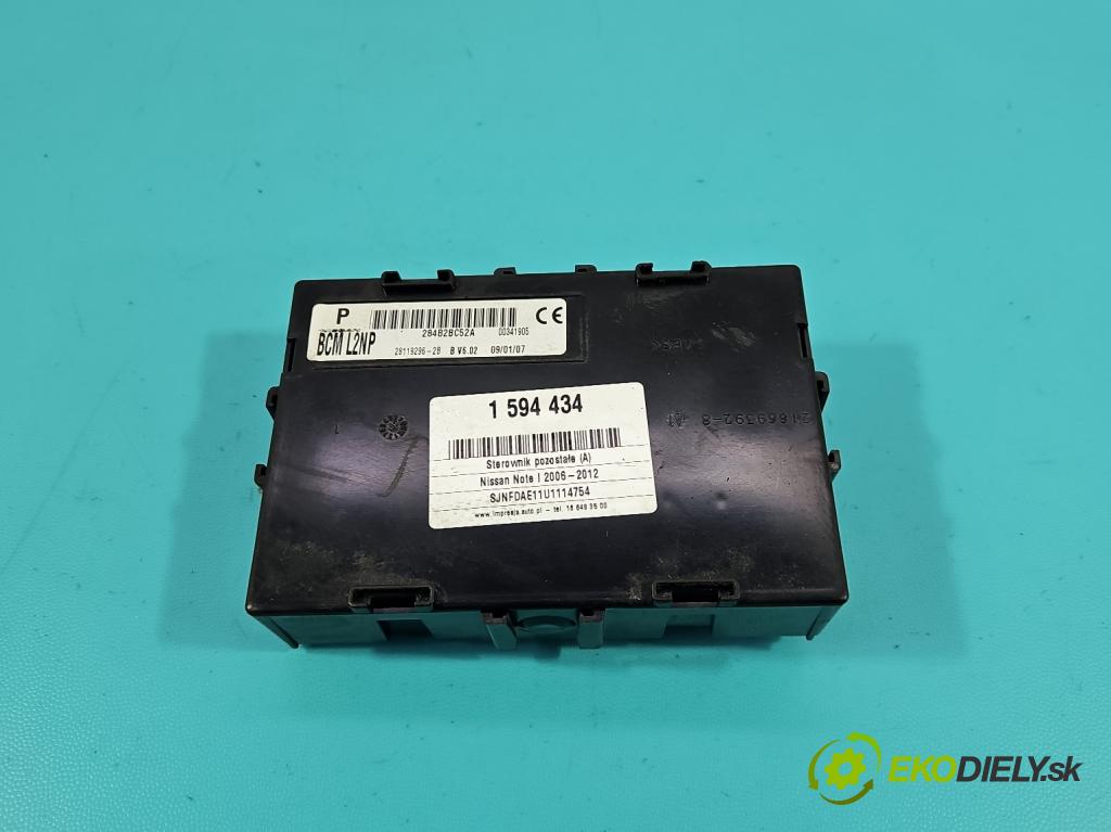 Nissan Note I 2006-2012 1.5 dci 86 HP manual 63 kW 1461 cm3 5- riadiaca jednotka ostatné 284B2BC52A