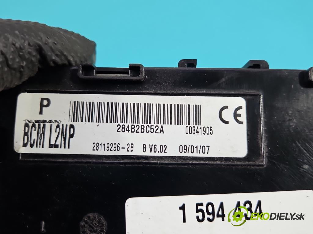 Nissan Note I 2006-2012 1.5 dci 86 HP manual 63 kW 1461 cm3 5- riadiaca jednotka ostatné 284B2BC52A