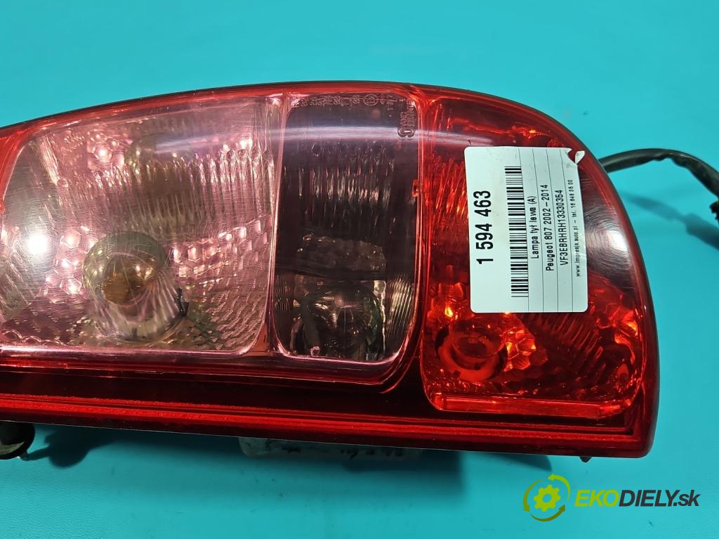 Peugeot 807 2002-2014 2.0 hdi 136 HP manual 100 kW 1997 cm3 5- svetlo / reflektor zadné ľavé  (Kľučka dverí ostatné)