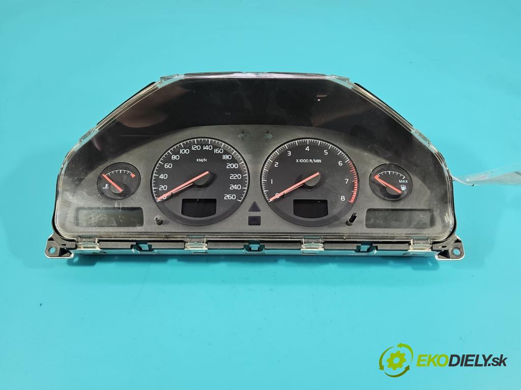 Volvo S60 I 2000-2010 2.4 20V 140 HP manual 103 kW 2435 cm3 4- prístrojovka/ budíky 9499668 (Prístrojová doska)