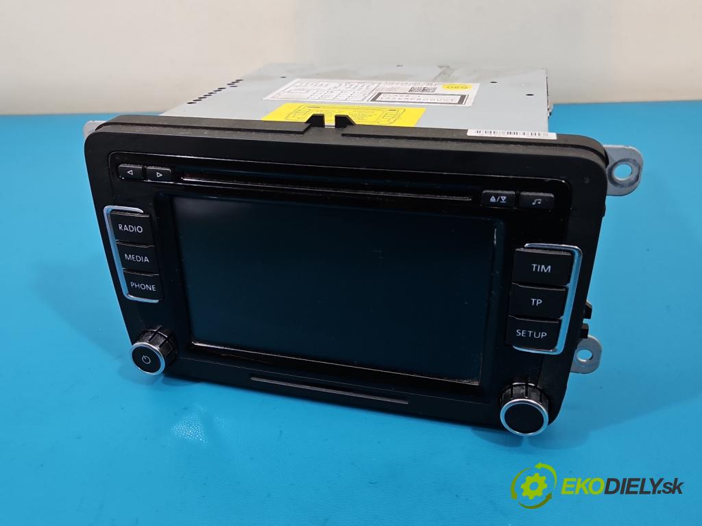 Vw Jetta VI 2010-2018 1.6 tdi CAYC: 105 HP manual 77 kW 1598 cm3 4- Radio originál 3C8035195F