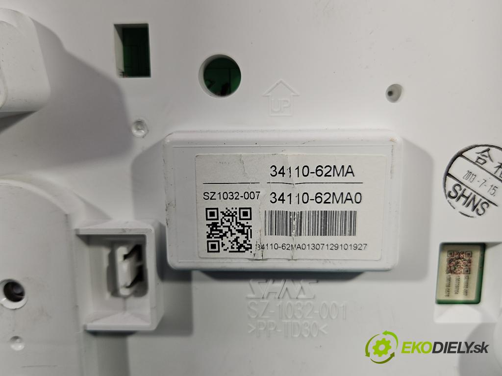 Suzuki SX4 S-Cross 2013-2021 1.6 DDIS 120 HP manual 88 kW 1598 cm3 5- prístrojovka/ budíky 34110-62MA (Prístrojová doska)