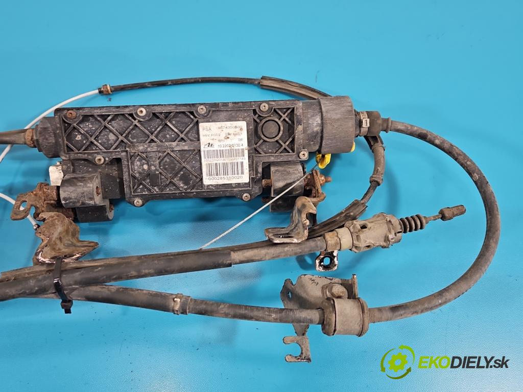 Peugeot 508 I 2010-2018 2.0 hdi 163 hp manual 120 kW 1997 cm3 5- brzda manuál: elektrický: 9874350580 (Ruční brzda)