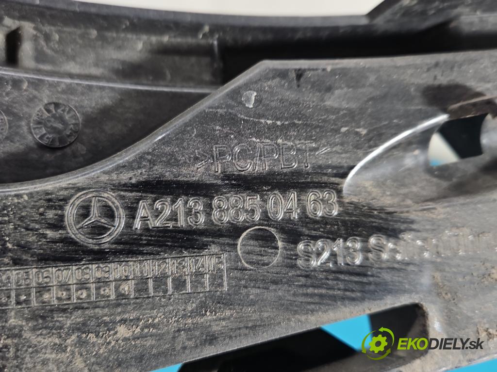 Mercedes E W213 2016-2023 2.0 cdi 654920 194KM: automatic 143 kW 1950 cm3 5- Boty: nárazník zadné pravý A2138850463