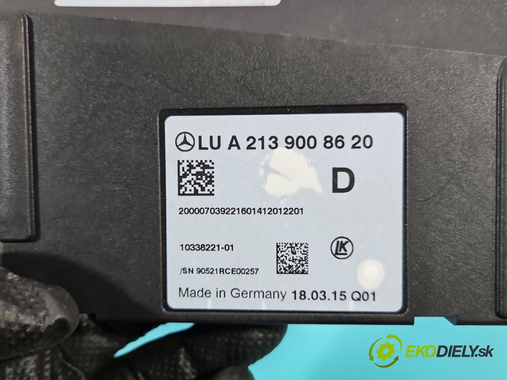 Mercedes E W213 2016-2023 2.0 cdi 654920 194KM: automatic 143 kW 1950 cm3 5- riadiaca jednotka ostatné A2139008620