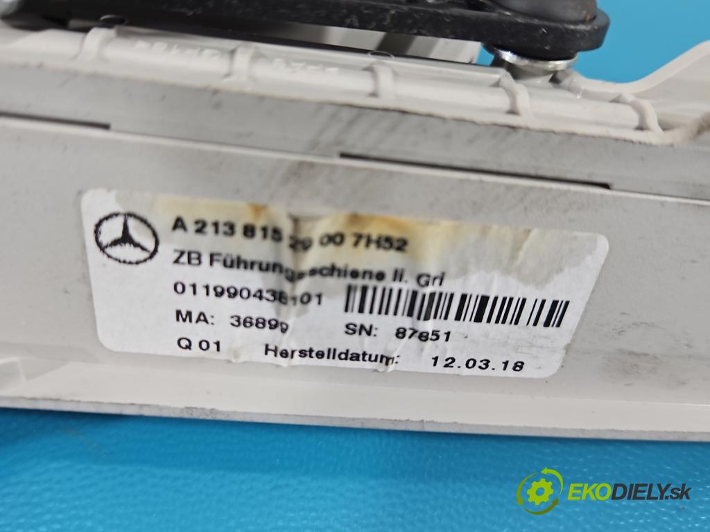Mercedes E W213 2016-2023 2.0 cdi 654920 194KM: automatic 143 kW 1950 cm3 5- motor: ostatné A21381530007H52