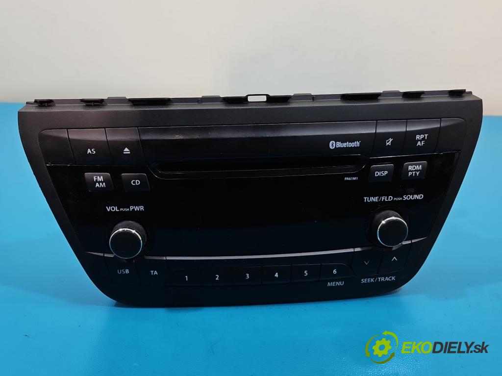 Suzuki SX4 S-Cross 2013-2021 1.6 DDIS 120 HP manual 88 kW 1598 cm3 5- Radio originál 39101-61M10