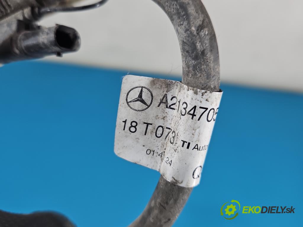 Mercedes E W213 2016-2023 2.0 cdi 654920 194KM: automatic 143 kW 1950 cm3 5- Trubka: A2134705401