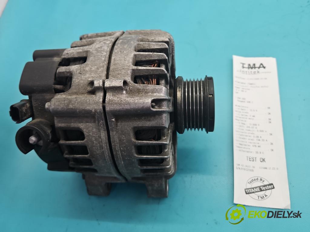 Peugeot 508 I 2010-2018 2.0 hdi 163 HP manual 120 kW 1997 cm3 5- Alternator 9678049480 (Alternátor)