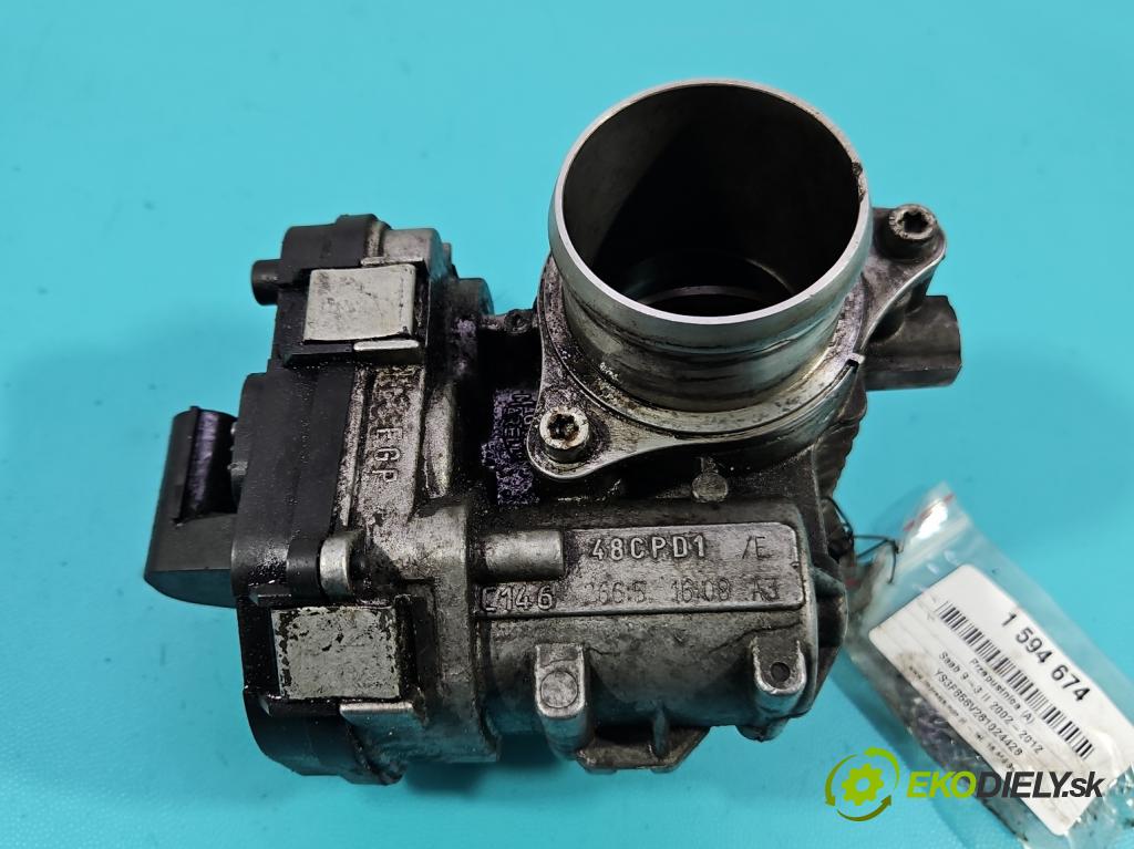 Saab 9-3 II 2002-2012 1.9 TiD 120 HP manual 88 kW 1910 cm3 5- klapka 48CPD1 (Škrtiaca klapka)