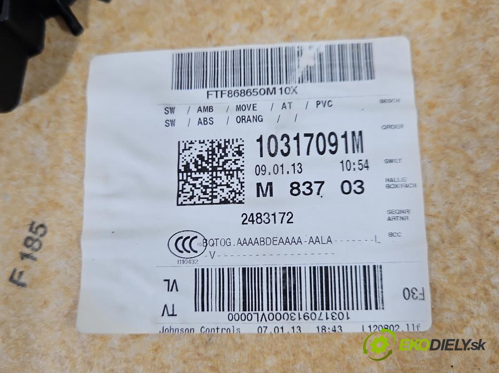 Bmw 3 F30 2011-2018 2.0d 116 HP manual 85 kW 1995 cm3 5- Čalounictví: dvere predné ľavé 2083494