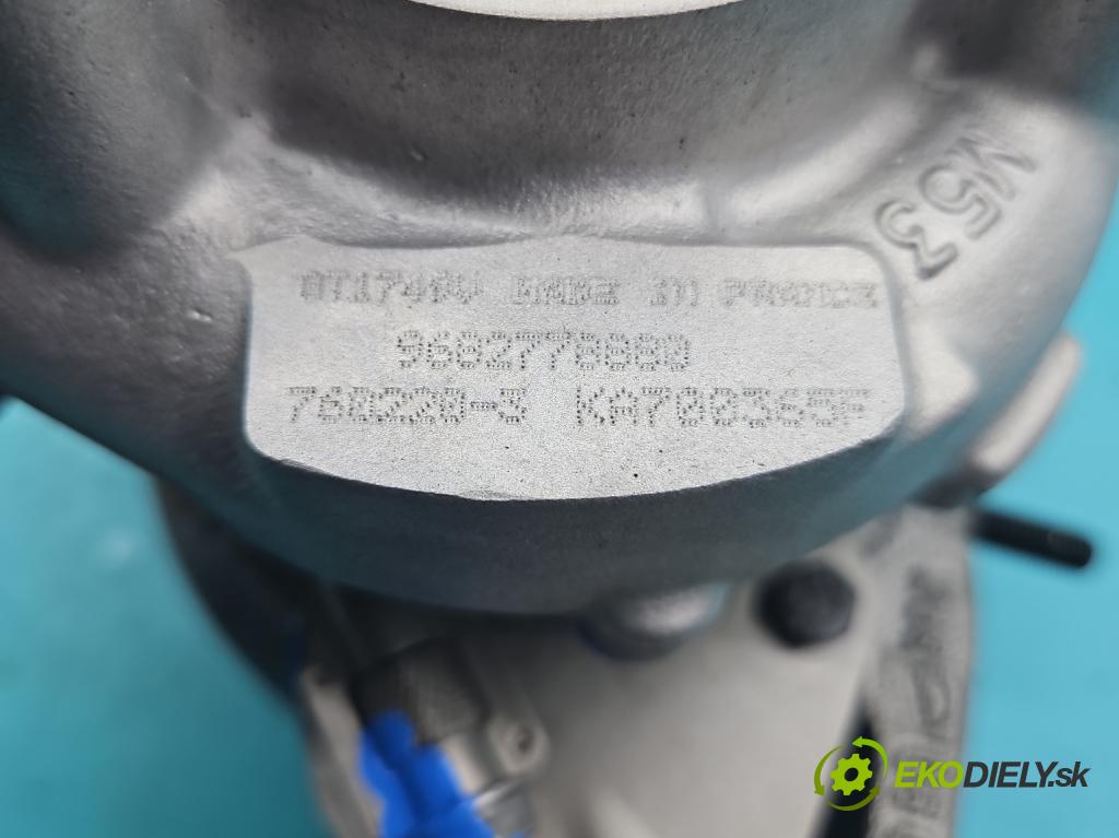 Peugeot 807 2002-2014 2.0 hdi 136hp manual 100 kW 1997 cm3 5- Turbodmychadlo repasováno 760220-3