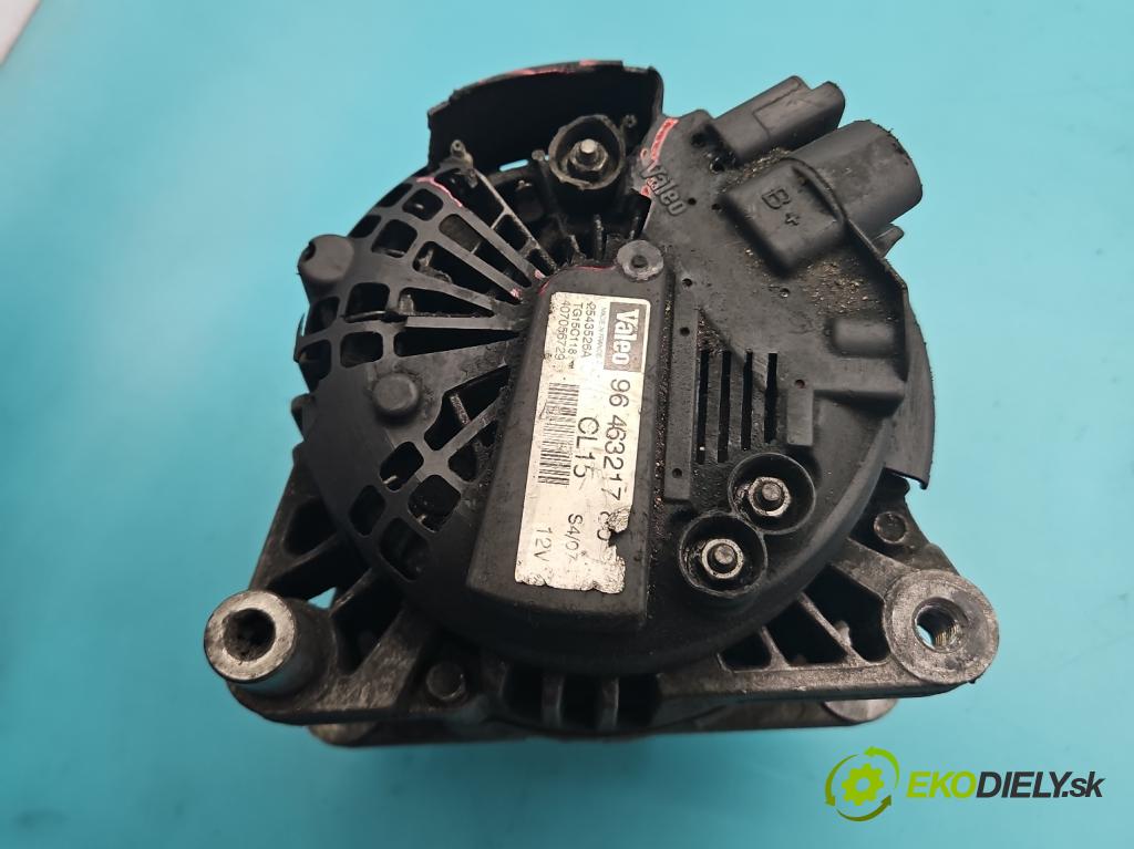 Peugeot 807 2002-2014 2.0 hdi 136 HP manual 100 kW 1997 cm3 5- Alternator 9646321780 (Alternátor)