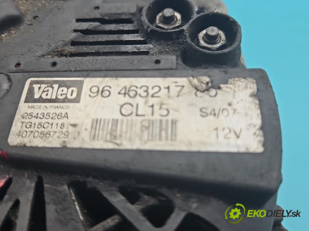 Peugeot 807 2002-2014 2.0 hdi 136 HP manual 100 kW 1997 cm3 5- Alternator 9646321780 (Alternátor)