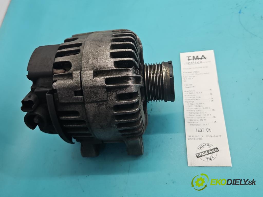 Peugeot 807 2002-2014 2.0 hdi 136 HP manual 100 kW 1997 cm3 5- Alternator 9646321780 (Alternátor)