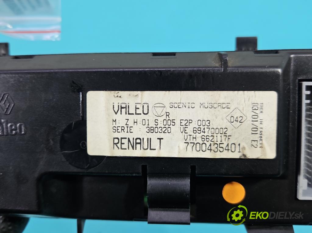 Renault Scenic I 1996-2003 1.6 16V 107 HP automatic 79 kW 1598 cm3 5- panel kúrenia 7700435401