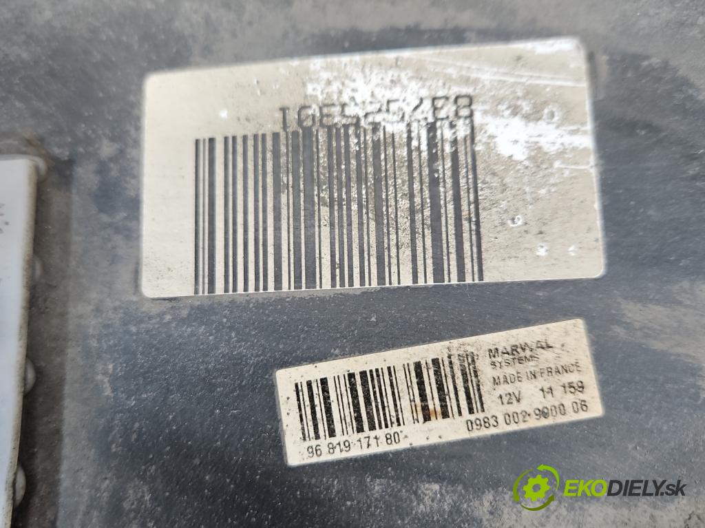 Peugeot 508 I 2010-2018 2.0 hdi 163 HP manual 120 kW 1997 cm3 5- Nádrž: tekutina: FAP DPF 9681917180
