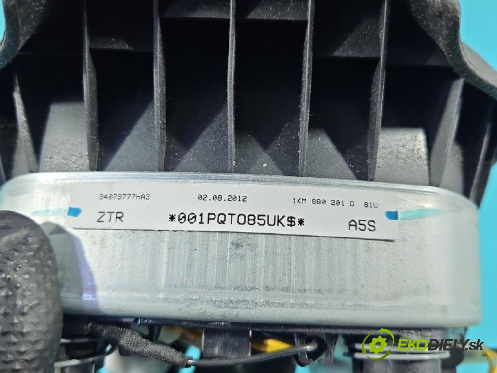 Vw Jetta VI 2010-2018 1.6 tdi CAYC: 105 HP manual 77 kW 1598 cm3 4- airbag vzduch: Řidiči: 1KM880201D (Airbag)