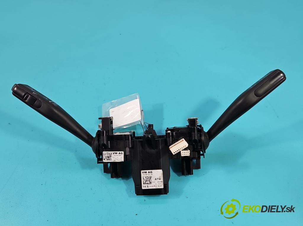 Vw Jetta VI 2010-2018 1.6 tdi 105 HP manual 77 kW 1598 cm3 4- prepínač komplex: 1K5953521AE (Prepínacie páčky pod volantom)