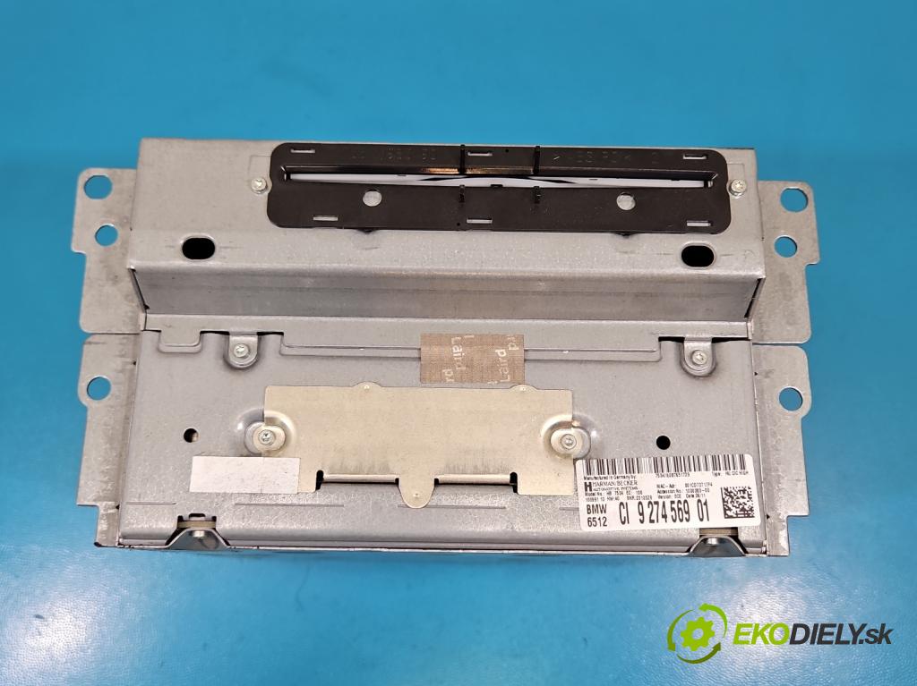 Bmw 7 F01 2008-2015 3.0d N57D30B 306KM automatic 225 kW 2993 cm3 4- Radio originál 9274569
