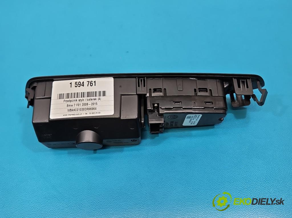 Bmw 7 F01 2008-2015 3.0d 306KM automatic 225 kW 2993 cm3 4- prepínač okien spätných zrkadiel 9204862