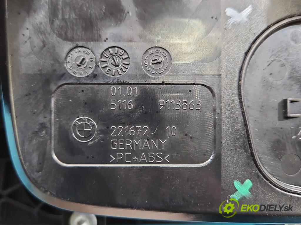 Bmw 7 F01 2008-2015 3.0d 306KM automatic 225 kW 2993 cm3 4- Rukojeť: na nápoje: 9113863 (Držiak (úchyt) na nápoje)