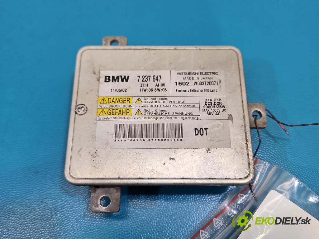 Bmw 7 F01 2008-2015 3.0d 306KM automatic 225 kW 2993 cm3 4- střídač: xenon 7237647 (Riadiaca jednotka xenónu)
