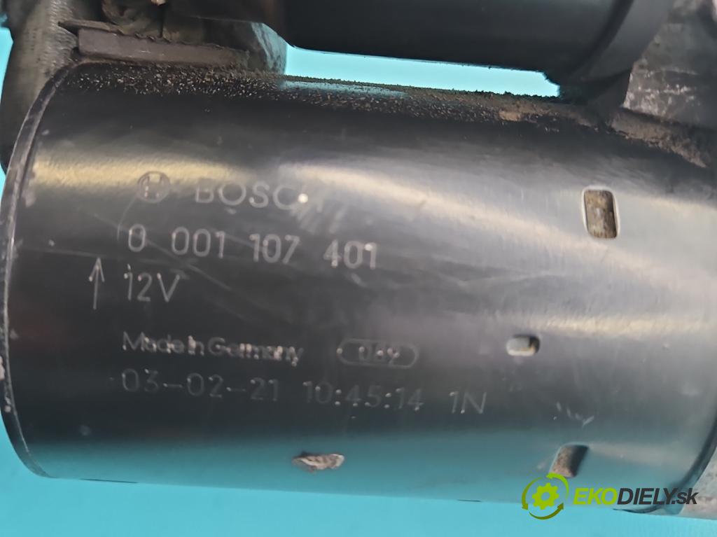 Opel Astra II 1998-2009 1.6 16V 101 HP manual 74 kW 1598 cm3 5- štartér 0001107401 (Štartér)