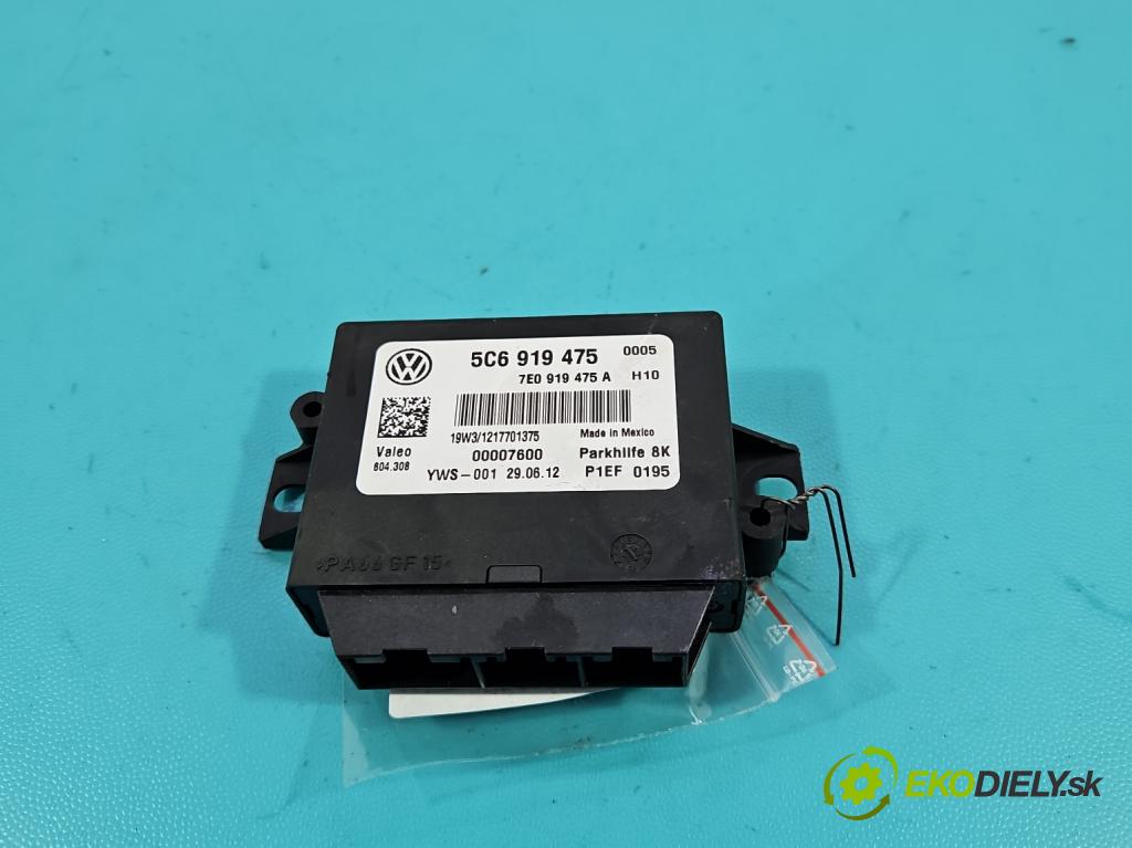 Vw Jetta VI 2010-2018 1.6 tdi 105 HP manual 77 kW 1598 cm3 4- riadiaca jednotka parkovaní: 5C6919475