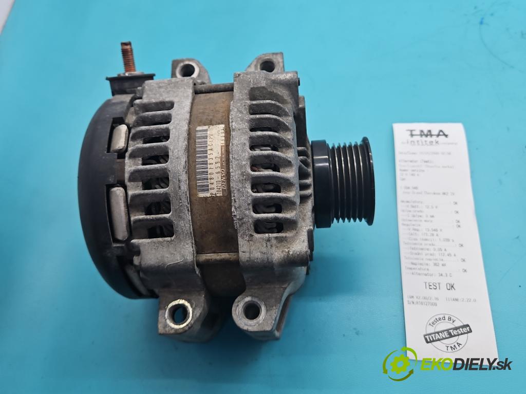 Jeep Grand Cherokee WK2 IV 2010-2021 3.0 CRD 250 HP automatic 184 kW 2987 cm3 5- Alternator 104210-6592 (Alternátor)