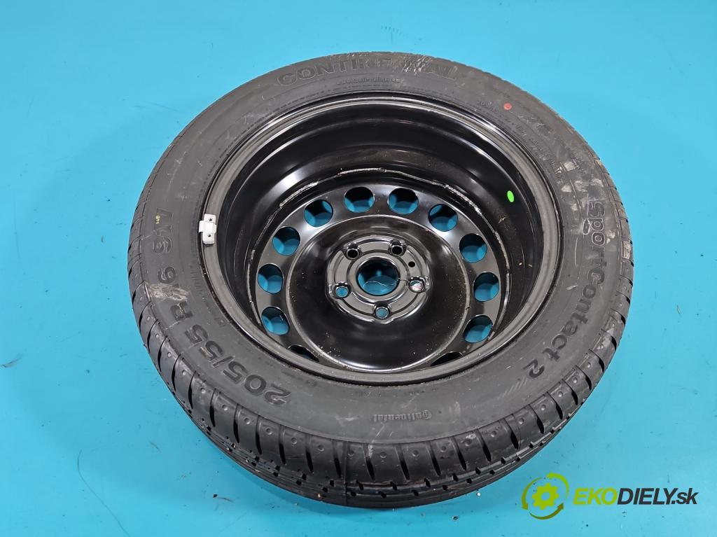 Vw Jetta V 2005-2010 1.9 tdi 105 HP manual 77 kW 1896 cm3 4- koleso rezervne 16"
