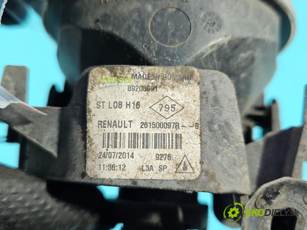 Renault Captur I 2013-2019 0.9 90 HP manual 66 kW 898 cm3 5- Halogen ľavý 261500097R (Kľučka dverí ostatné)