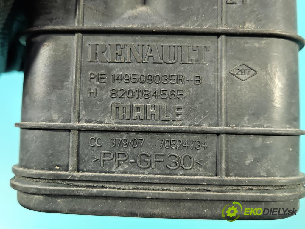 Renault Captur I 2013-2019 0.9 90 HP manual 66 kW 898 cm3 5- Filtr: uhlík: 8201184565