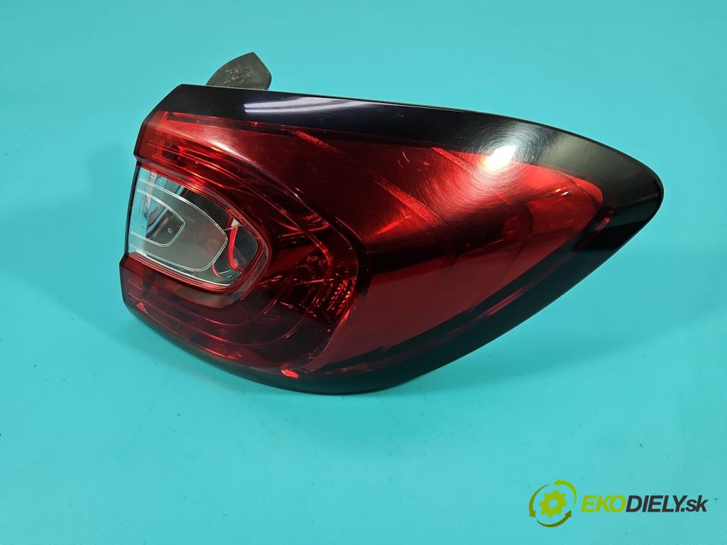 Renault Captur I 2013-2019 0.9 90 HP manual 66 kW 898 cm3 5- svetlo / reflektor zadné pravé 265502731R (Kľučka dverí ostatné)